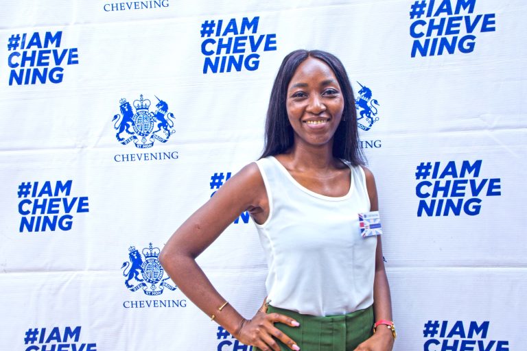 Mercy Odu at the recent Chevening welcome event at the British High Commissioner's Residence Photo credit Billy Rwothungeyo