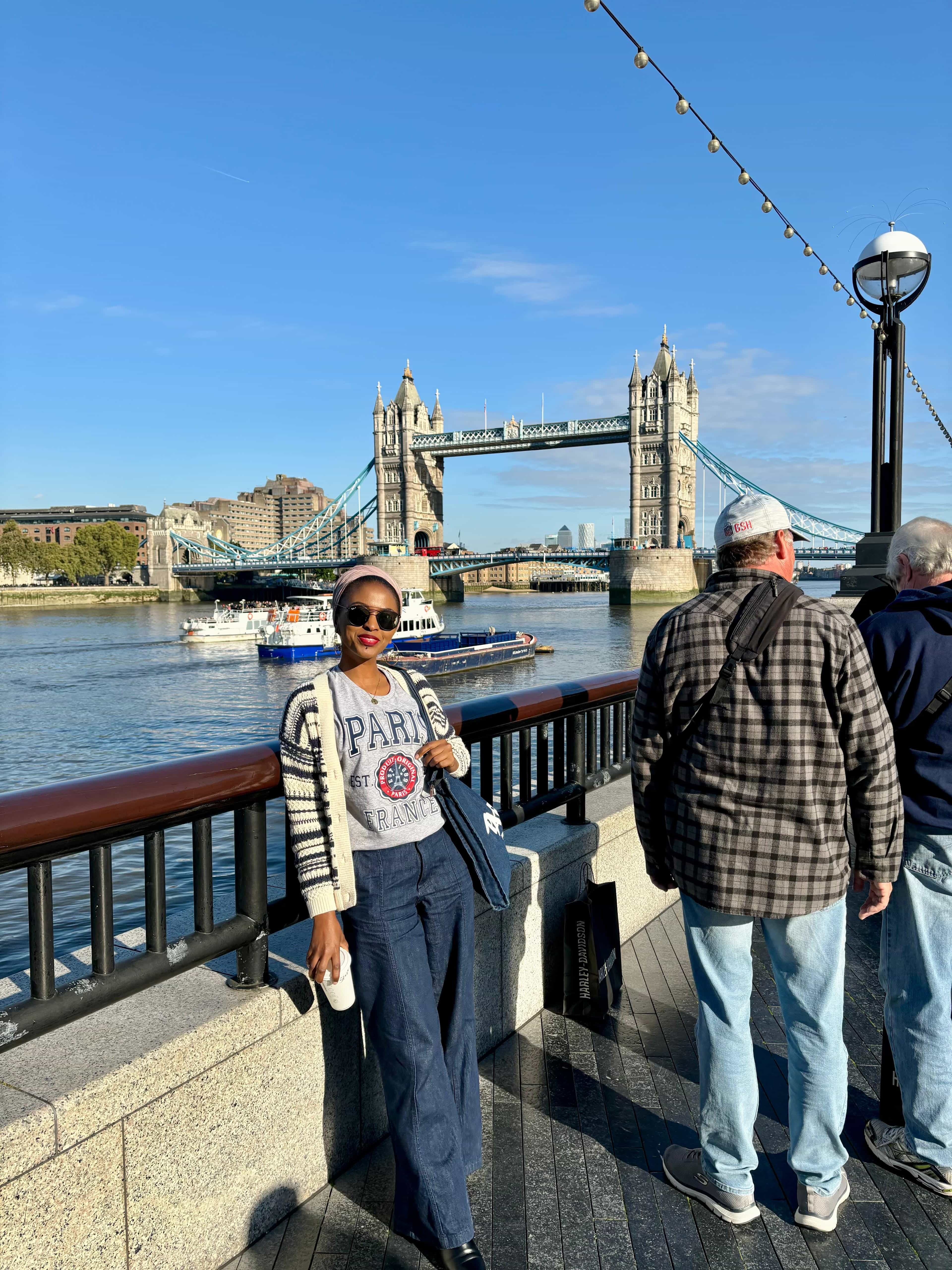 Shamim takes times off a busy academic schedule to visit London